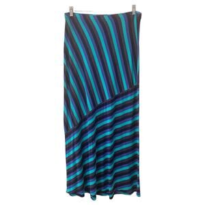 Matty M Striped Maxi Skirt, Beautiful Colors, Size Large